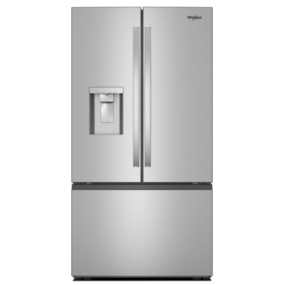 Whirlpool Standard-Depth 29.58-cu ft 3 -Door French Door Refrigerator with Dual Ice Maker with Water and Ice Dispenser ( Fingerprint Resistant Stainless Finish ) ENERGY STAR Certified