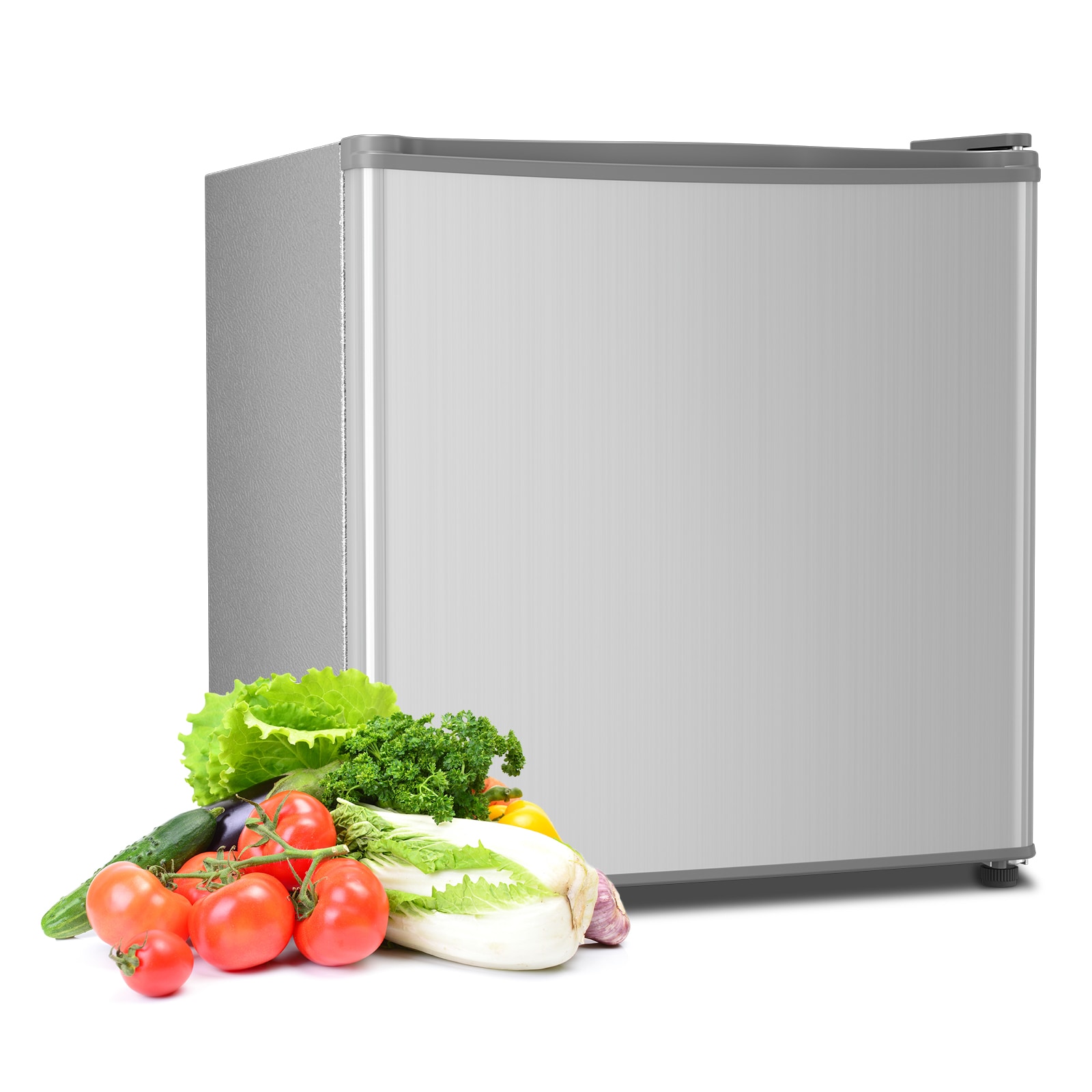 COWSAR 1.4-cu ft Mini Fridge with Freezer ( Grey )