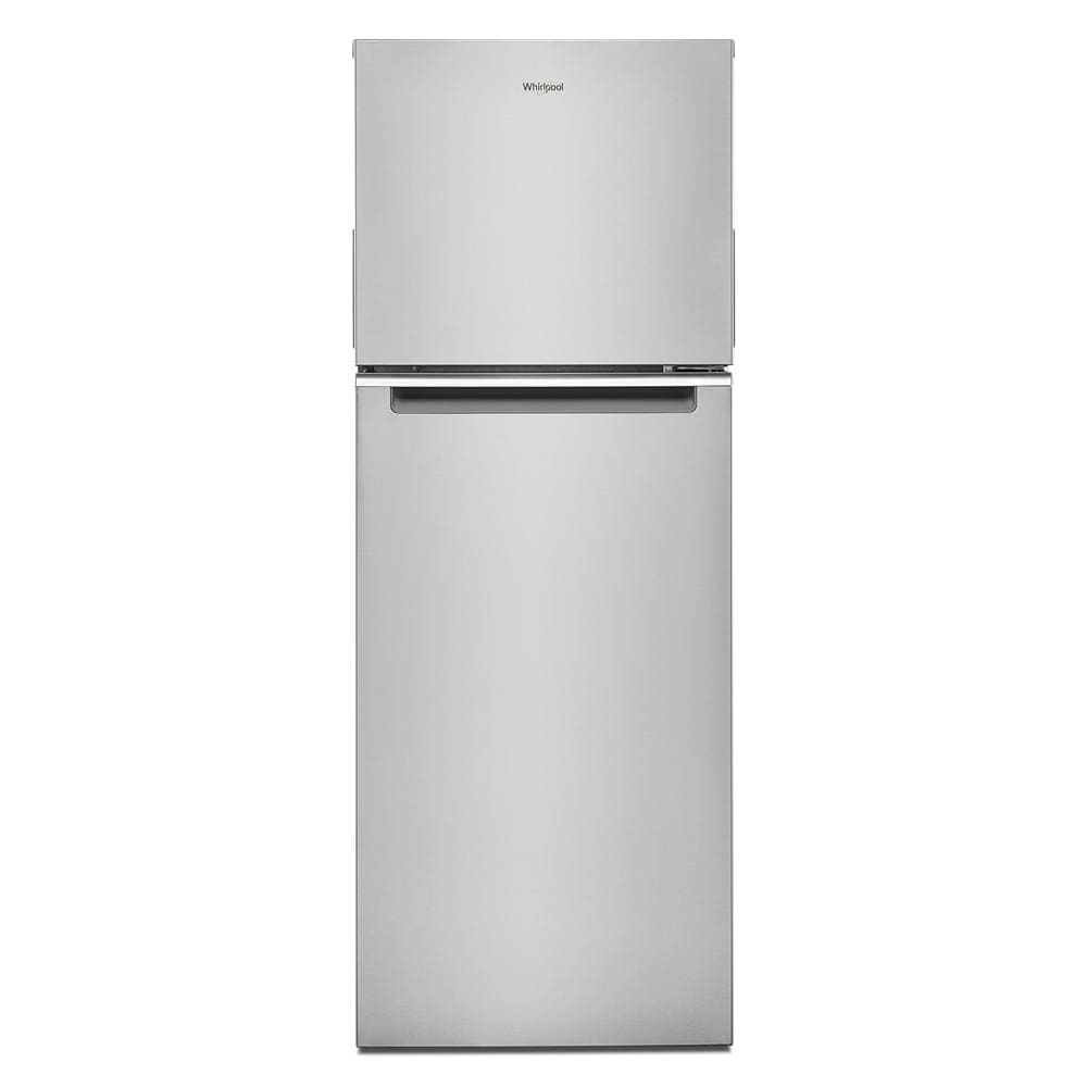 Whirlpool 12.9-cu ft Counter-Depth Top-Freezer Refrigerator Built-In ( Fingerprint Resistant Stainless Finish )