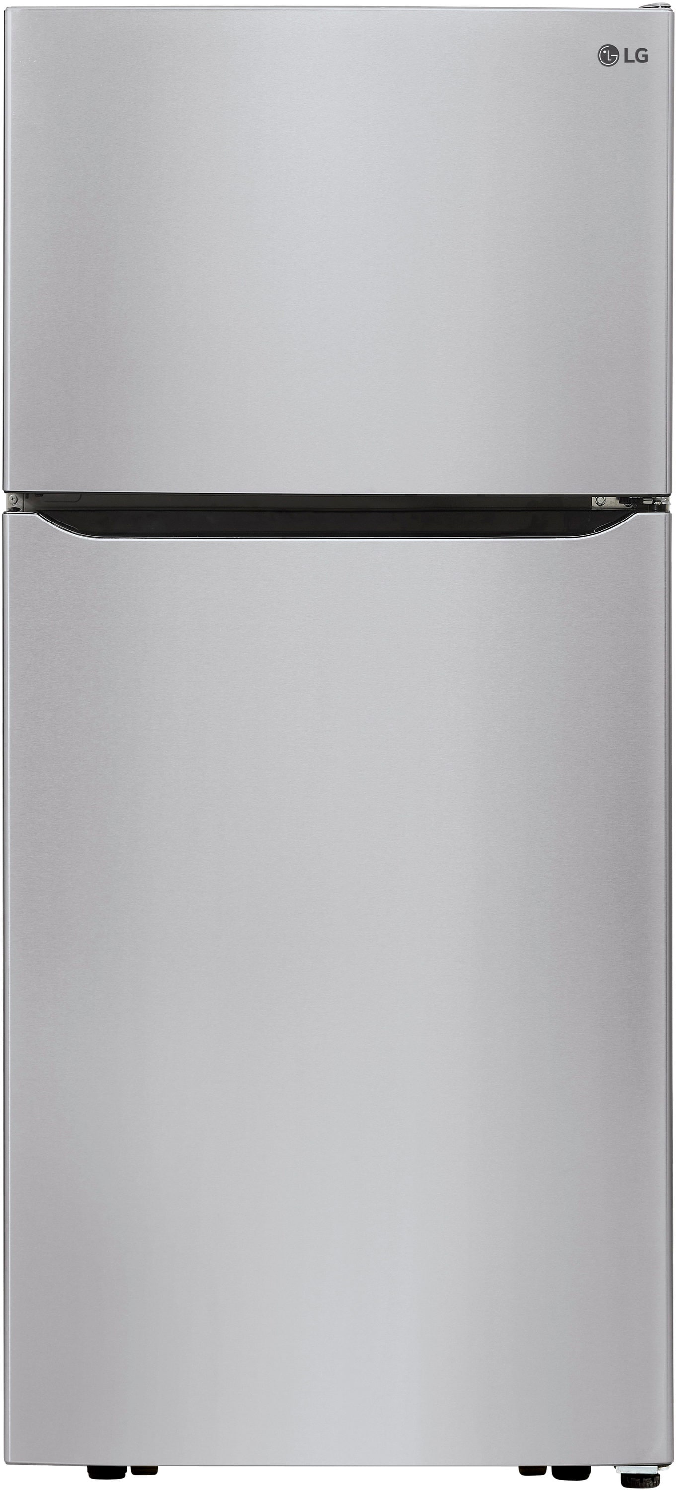 LG 20.2-cu ft Top-Freezer Refrigerator ( Stainless Steel ) ENERGY STAR Certified
