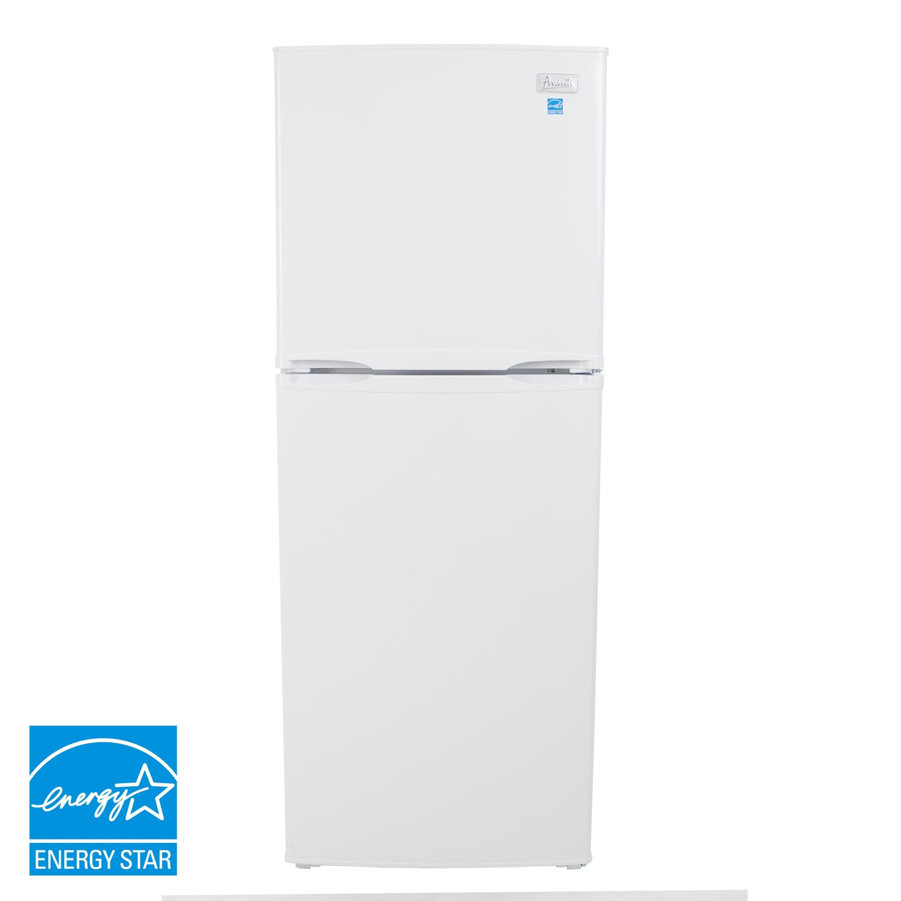 Avanti 7-cu ft Counter-Depth Top-Freezer Refrigerator ( White ) ENERGY STAR Certified