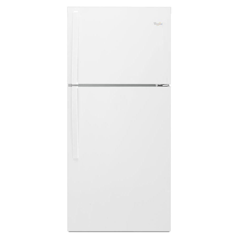 Whirlpool 19.1-cu ft Top-Freezer Refrigerator ( White ) ENERGY STAR Certified